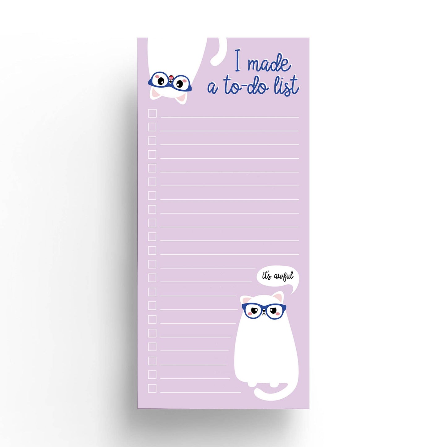 Grumpy Cat att göra-lista block – Roligt anteckningsblock för kattälskare