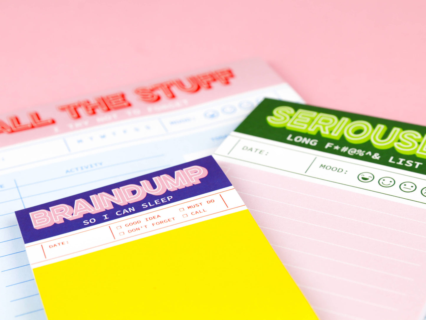 Anteckningsblock A5 - "Alla saker jag försöker att inte glömma" - Perfekt present