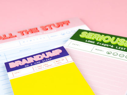 Anteckningsblock A5 - "Alla saker jag försöker att inte glömma" - Perfekt present