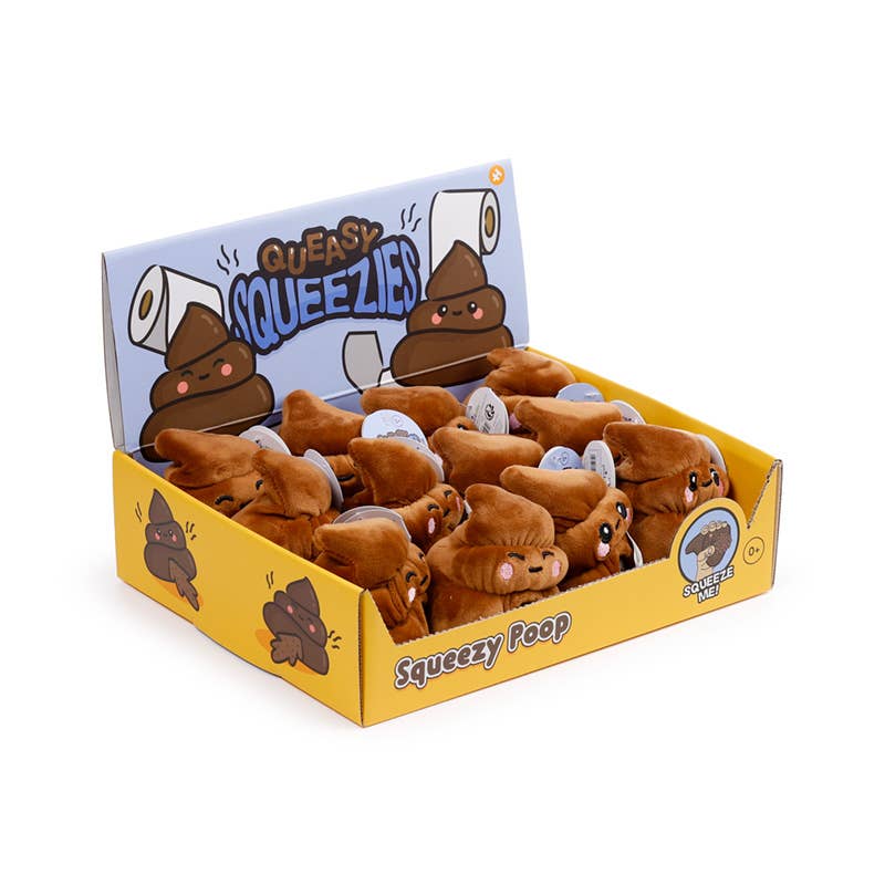 Queasy Squeezies Poop Mjukdjur Klämbart Leksak