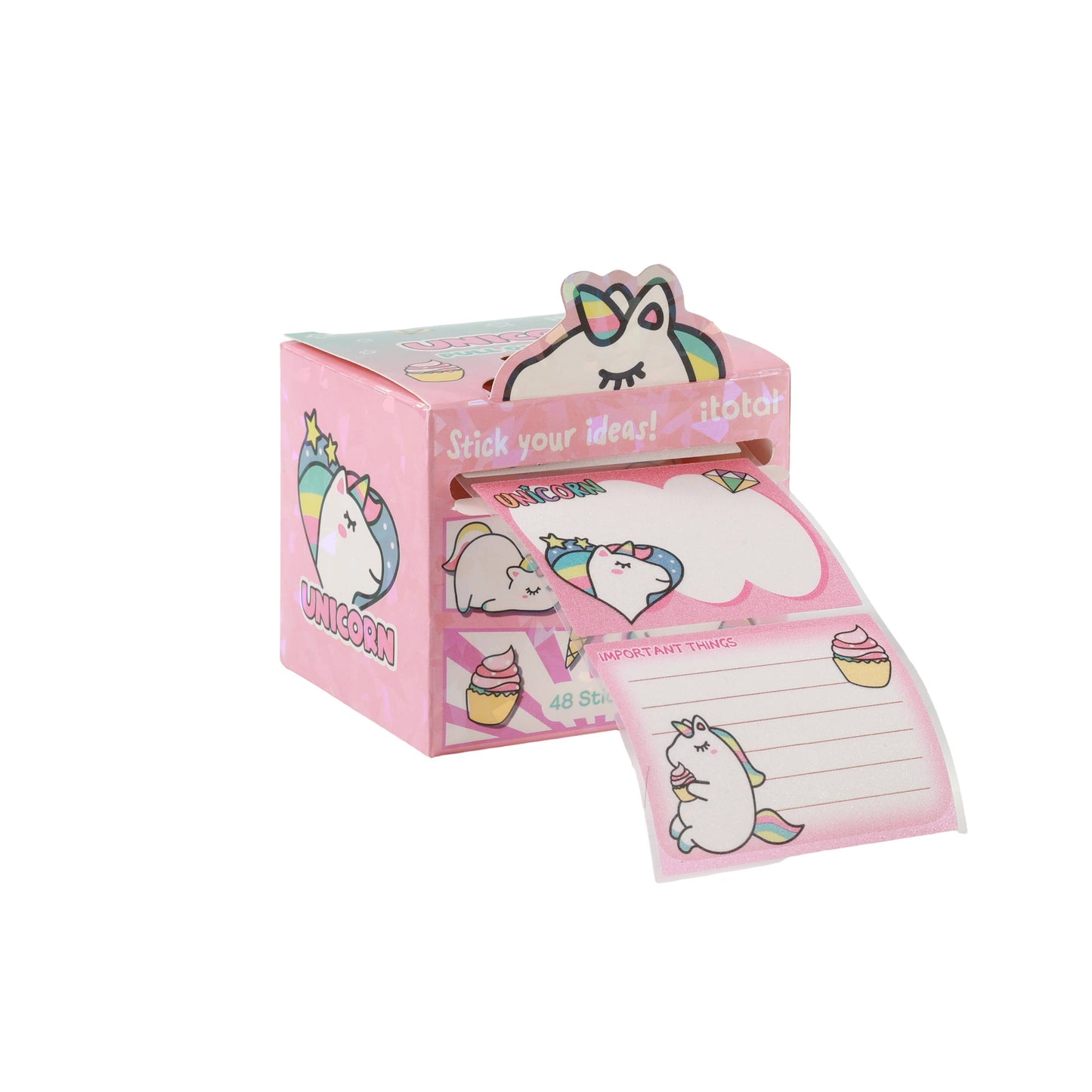 Kawaii stickers etiketter på rulle