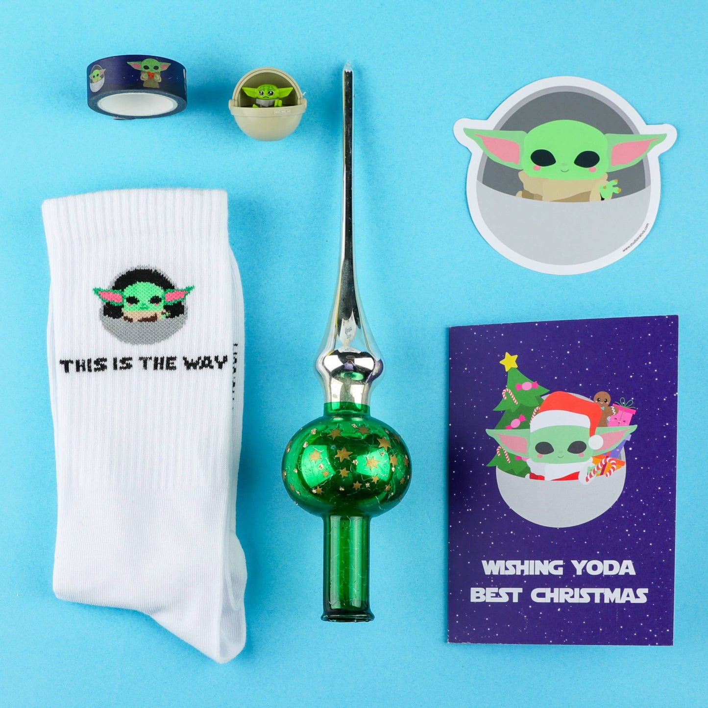 Washi-tejp Baby Yoda Grogu från Mandalorian