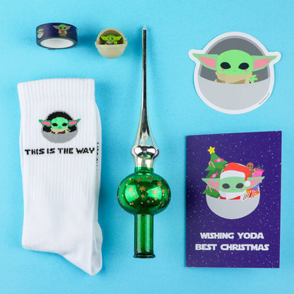 Washi-tejp Baby Yoda Grogu från Mandalorian