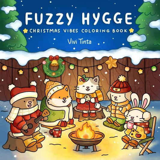 Målarbok för vuxna - Fuzzy Hygge | Avkopplande och kreativ färgläggning