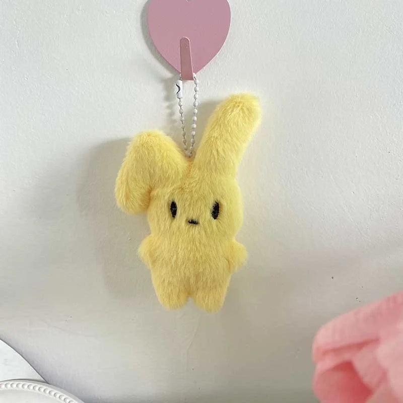 Gul Kanin Nyckelring - Söt Kawaii Accessoar för Nycklar och Väskor