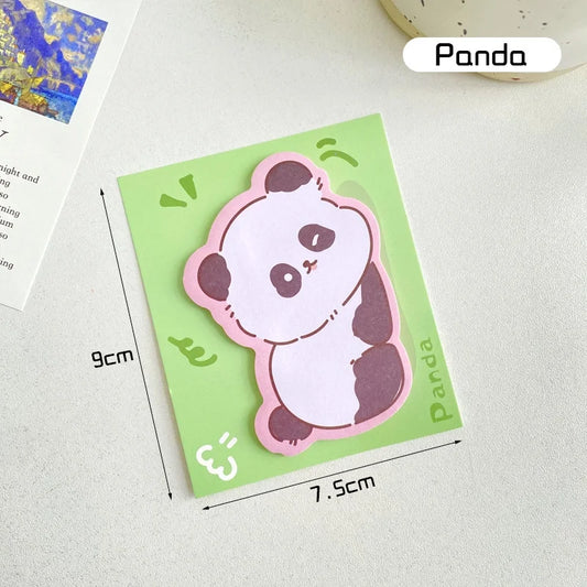 Söta Panda Post-it Lappar - Kawaii Anteckningar för Skola, Hem & Kontor