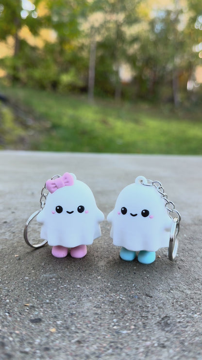 Nyckelring Clicker Kawaii Spöke