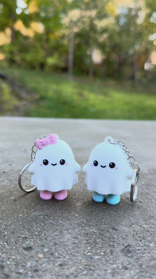 Nyckelring Clicker Kawaii Spöke