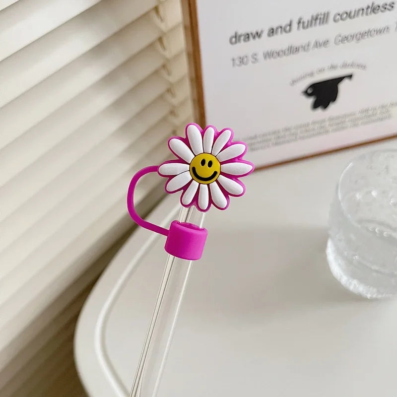 Söta dekorationslock för sugrör