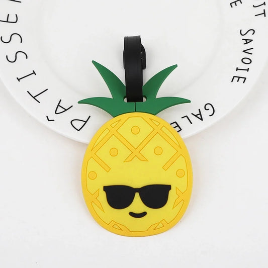 Söt Ananas Väsktagg - Kawaii Accessoar för Resor & Väskor